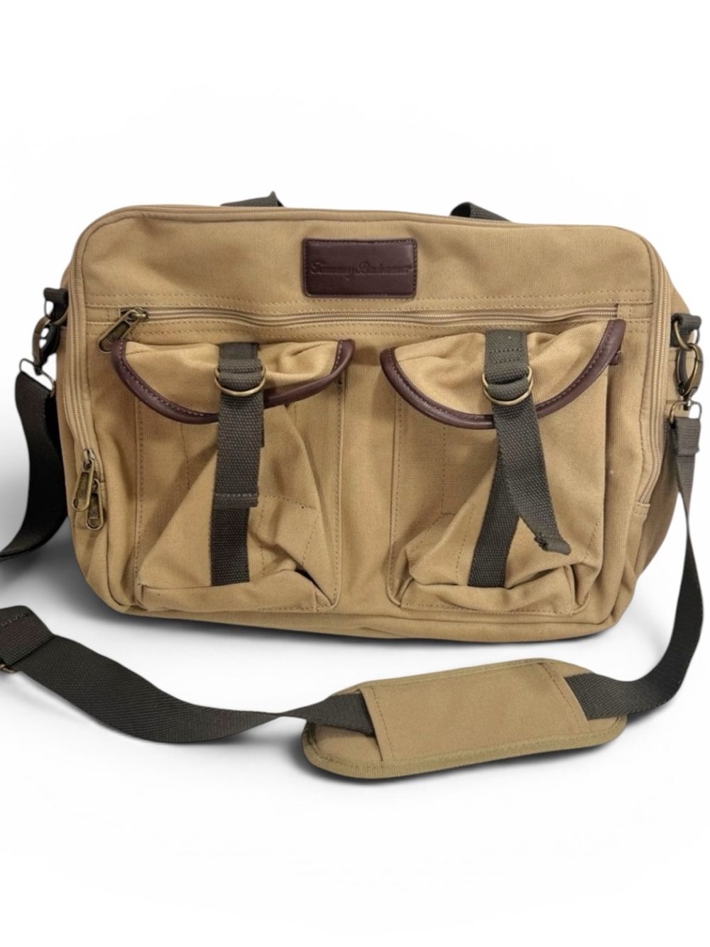 Tommy Bahama Canvas Messenger Bag
